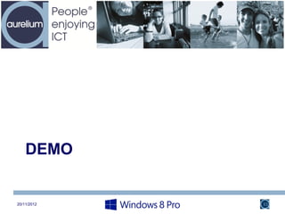 DEMO


20/11/2012   33
 