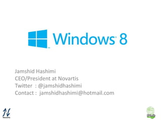 Jamshid Hashimi
Chief Software Architect at NETLINKS
Twitter : @jamshidhashimi
Contact : jamshid@netlinks.af
 