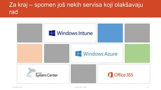 Za kraj – spomen još nekih servisa koji olakšavaju
rad

3. prosinca 2013.

Tomislav Lulić - 3 PRO

32

 