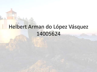 Helbert Arman do López Vásquez
14005624
 