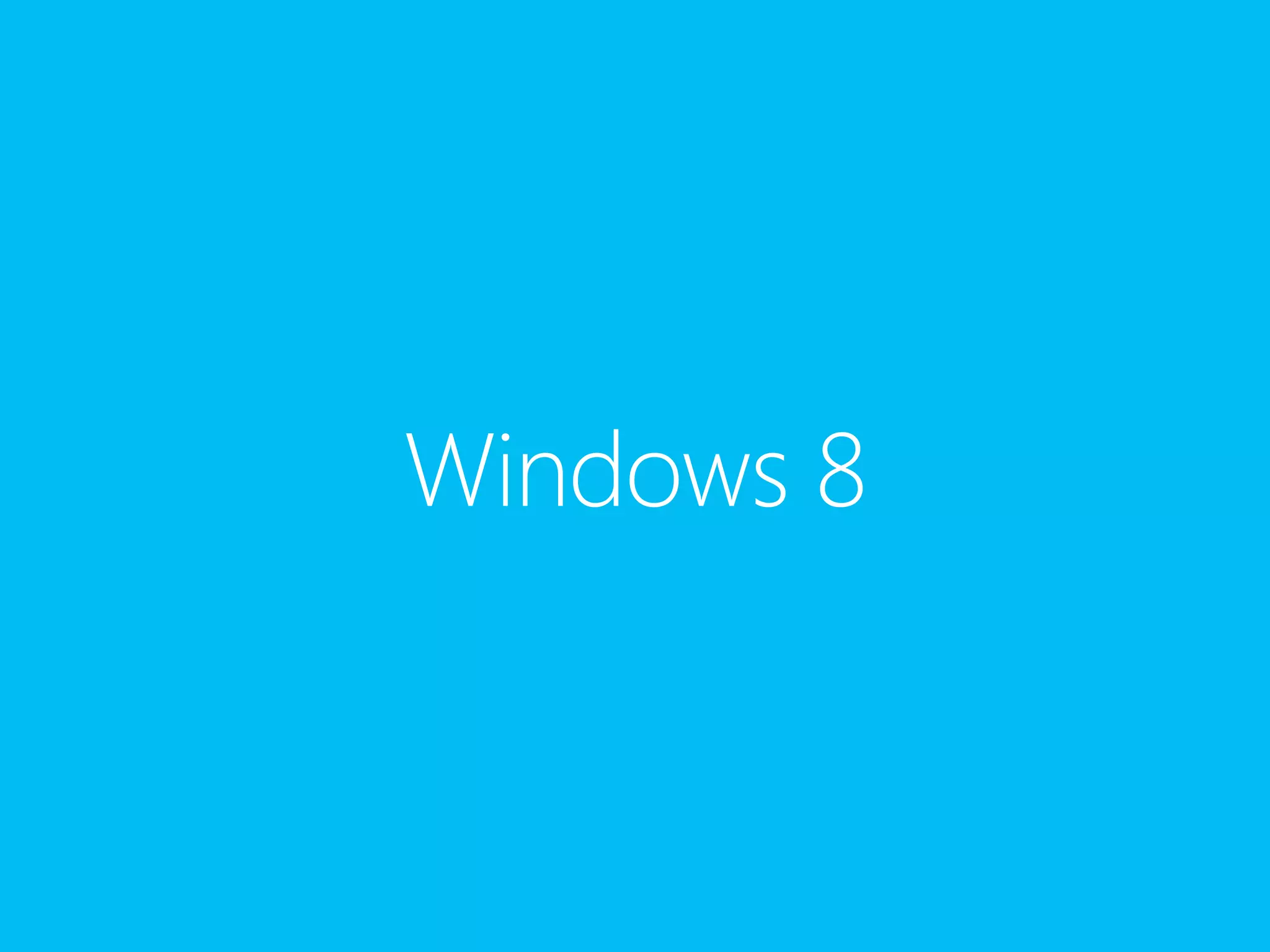 Windows 8
 