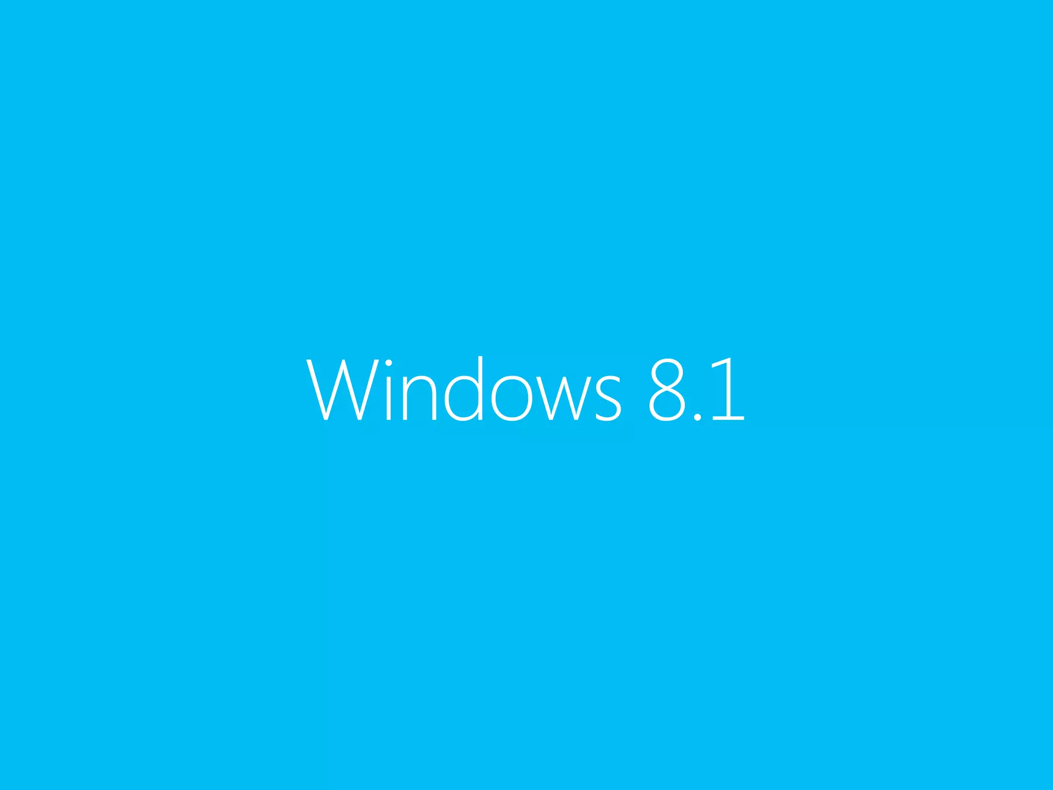 Windows 8.1
 