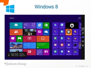 Windows 8




            31.1.2013   4
 