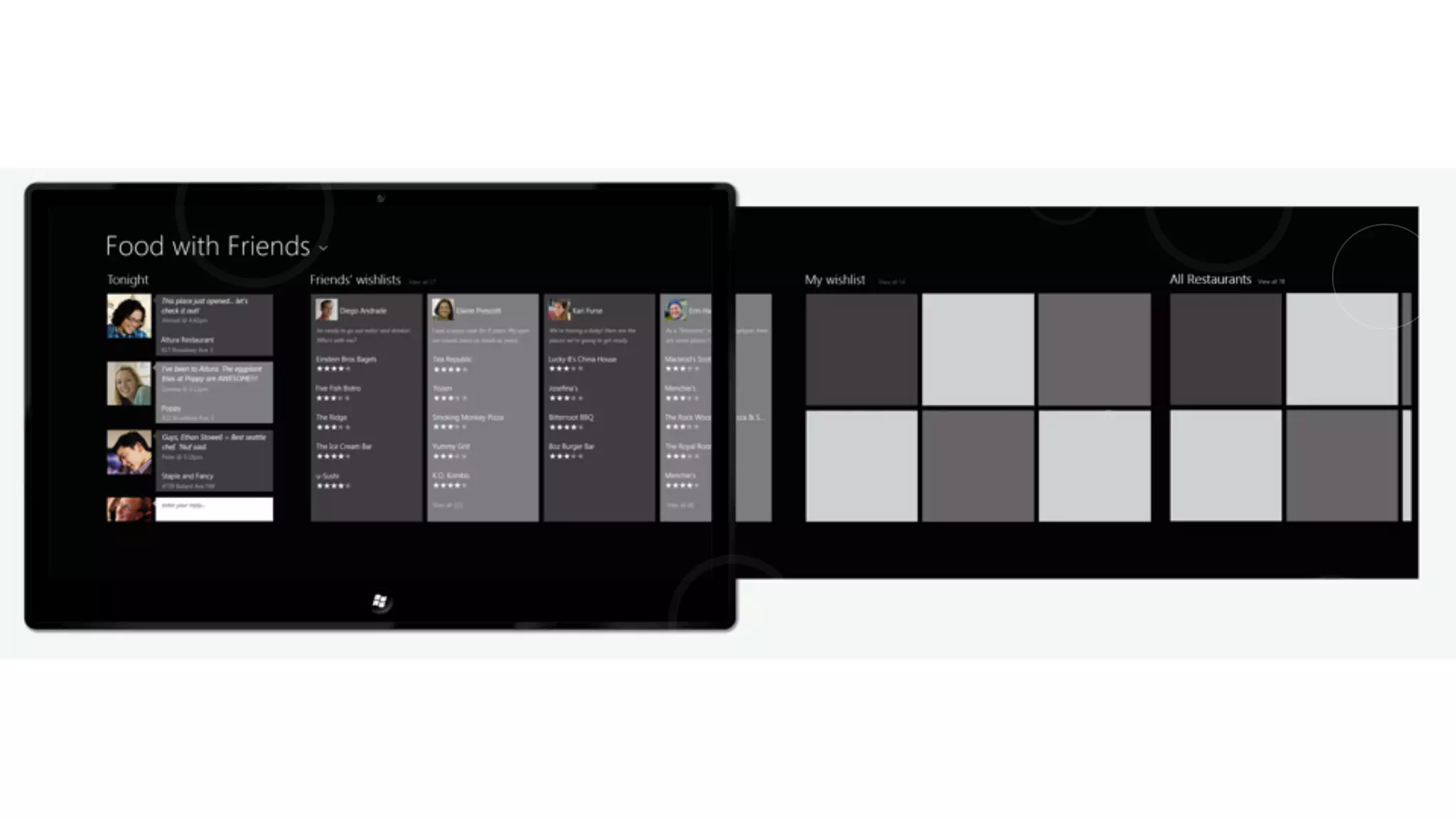 Microsoft Design principles and UI