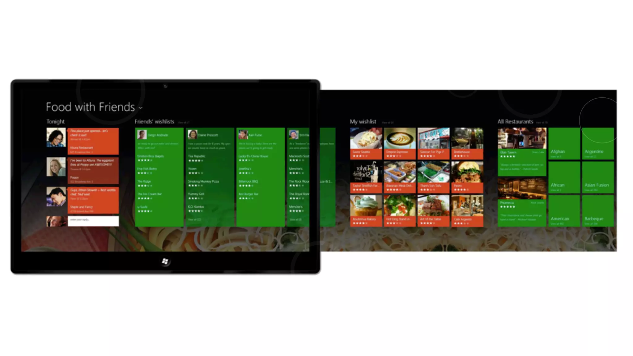 Microsoft Design principles and UI