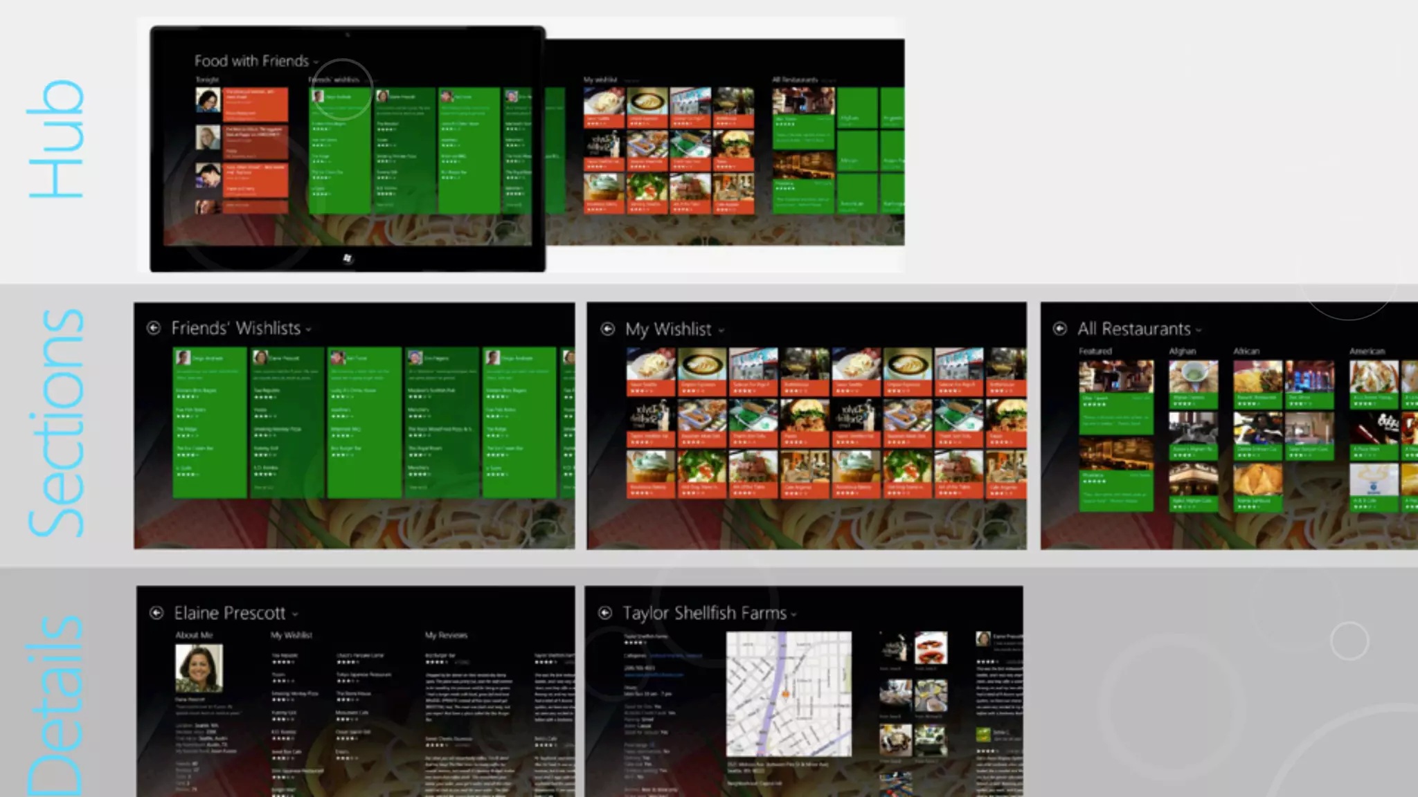 Microsoft Design principles and UI