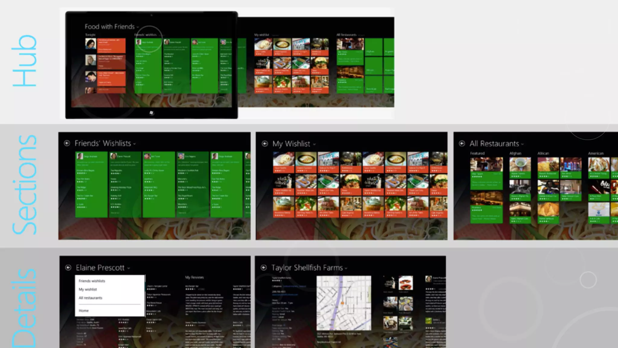 Microsoft Design principles and UI