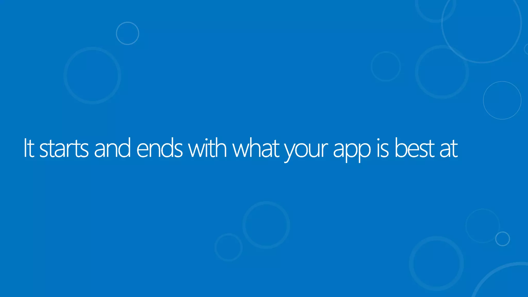Microsoft Design principles and UI