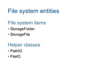All about data persistence in Windows 8 | PPT