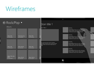 Wireframes
 