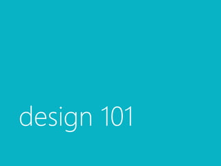 design 101
 