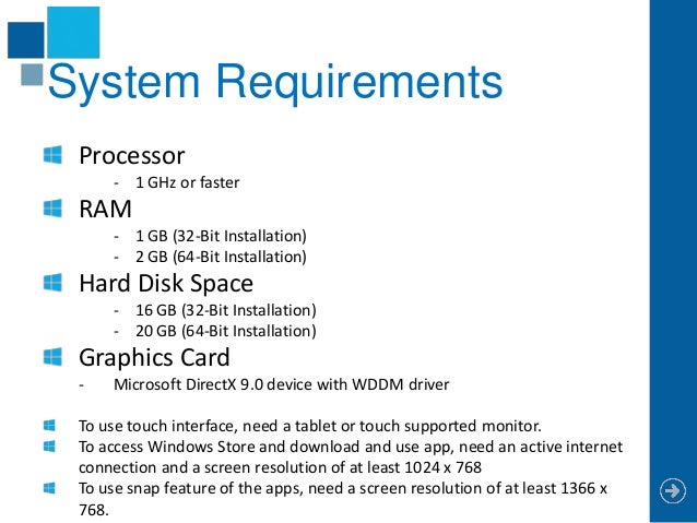 Windows 10 system requirements