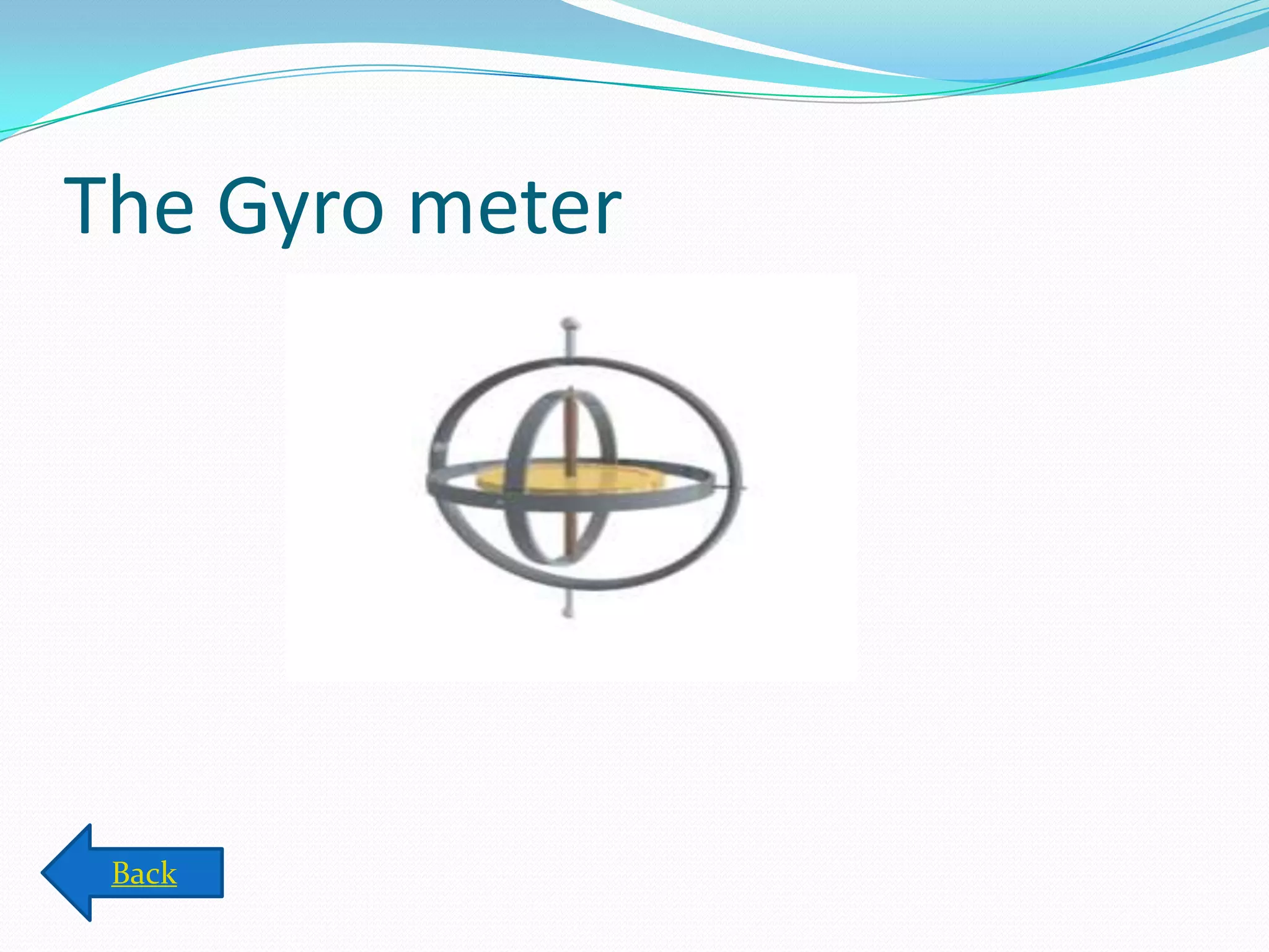 The Gyro meter
Back
 
