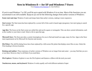 Windows 8 Tutorial | PDF