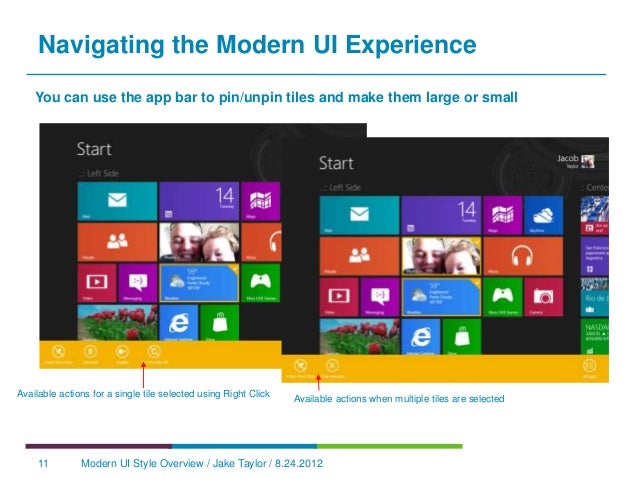 Windows 8 Modern UI Design Concepts