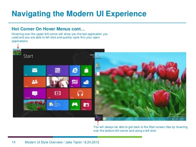 Windows 8 Modern UI Design Concepts