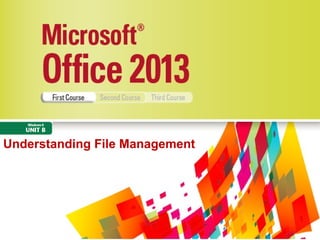 Understanding File Management
 