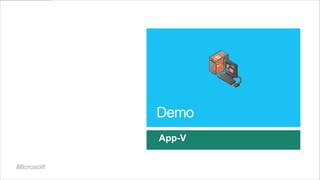 Demo
App-V
 