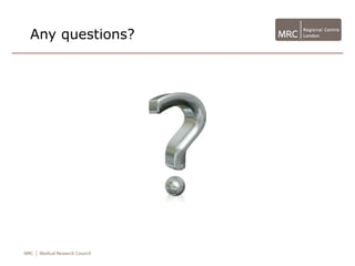 Any questions?
 