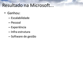 Windows azureMicrosoft nas nuvens