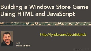 http://lynda.com/davidisbitski
 