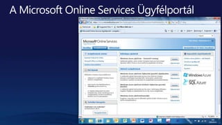 Microsoft Windows Azure Platform