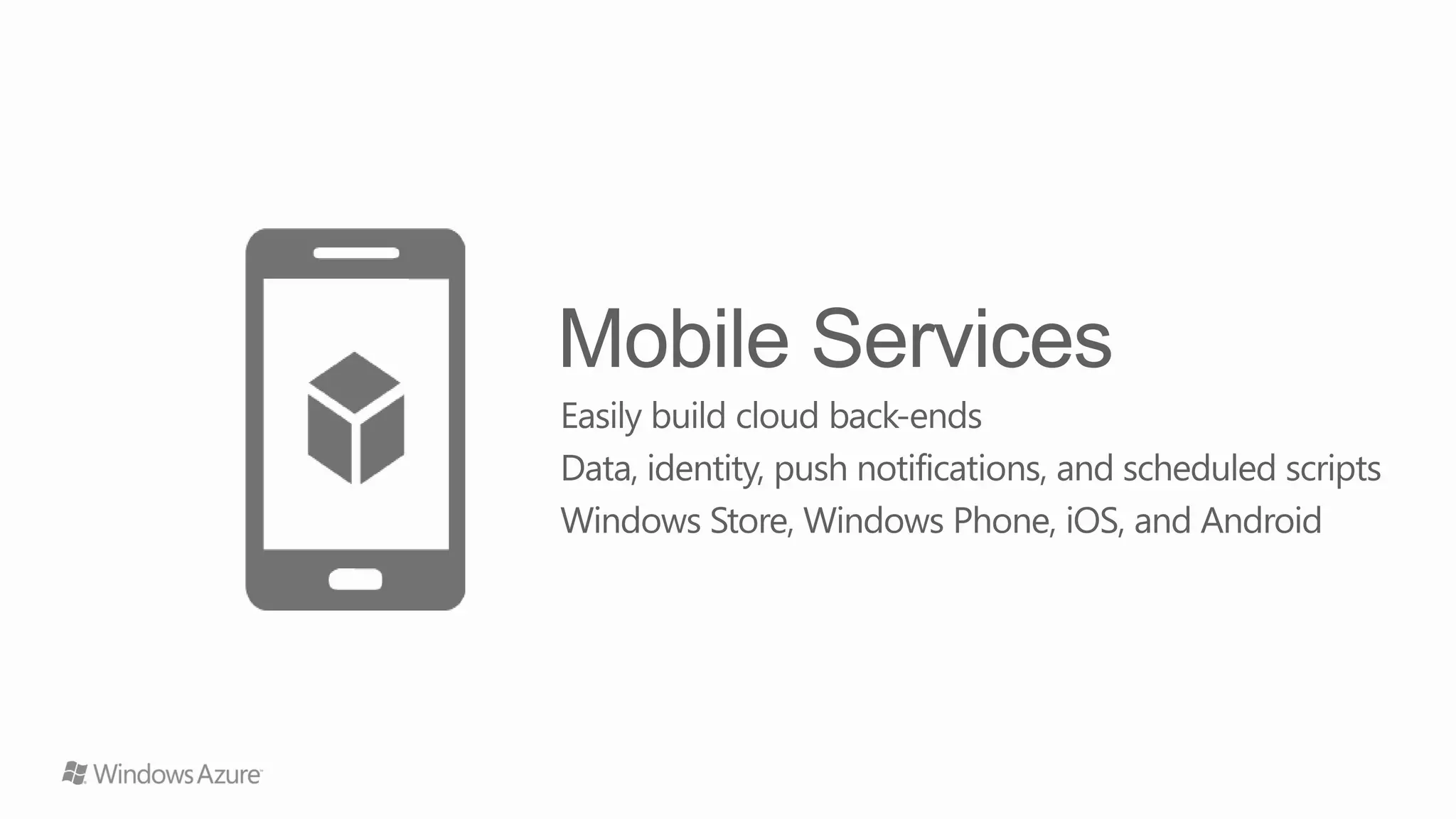 Windows azure Presentation