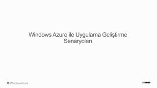Windows Azure ile Cloud Computing Uygulamaları - 3