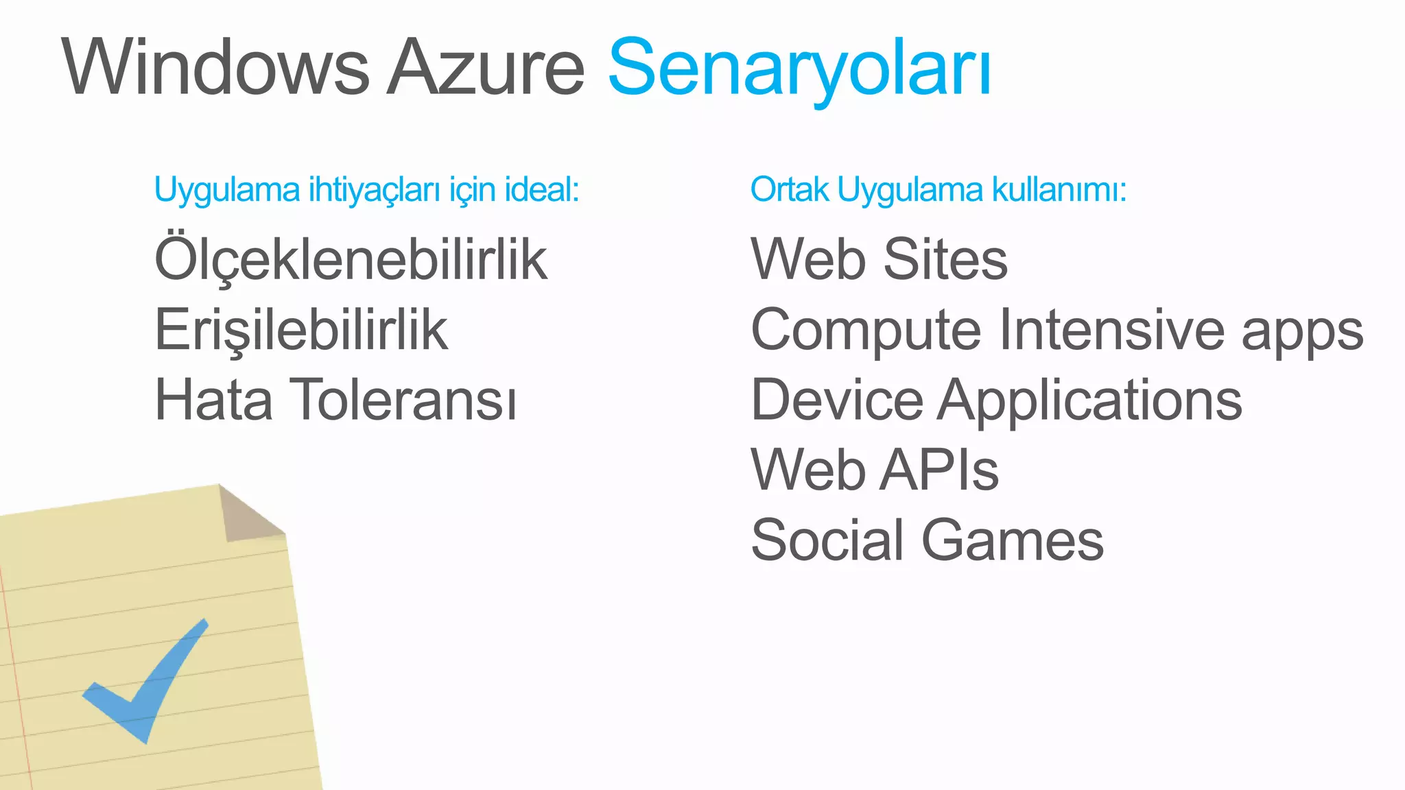 Senaryoları
 