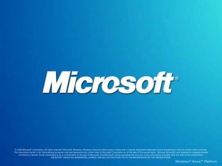 Internet-facing roles will have external connectivity>99.9%>99.9%>99.9%>99.9%>99.95%