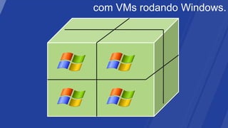 com VMs rodando Windows.
 