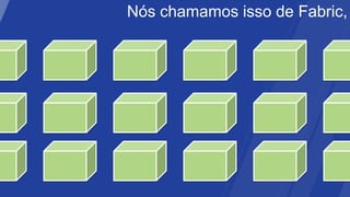 Nós chamamos isso de Fabric,
 