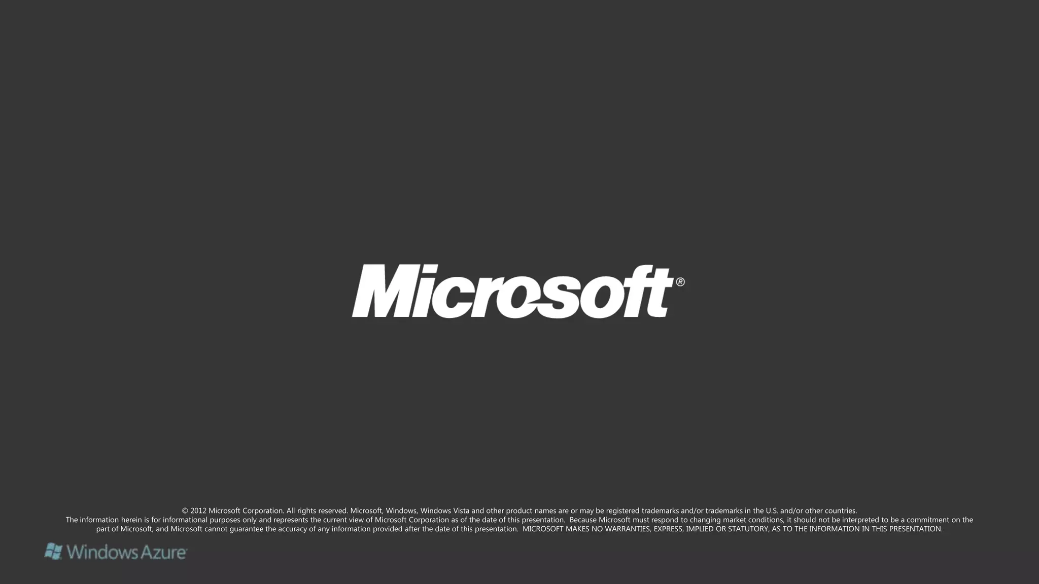 Windows Azure Virtual Machines And Virtual Networks