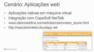 Windows Azure: Recursos e Serviços Disponíveis