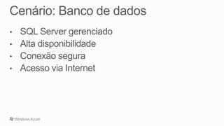 Windows Azure: Recursos e Serviços Disponíveis