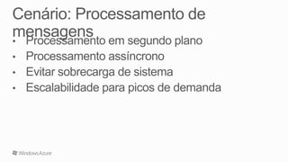 Windows Azure: Recursos e Serviços Disponíveis