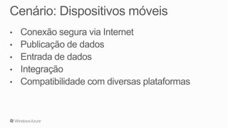 Windows Azure: Recursos e Serviços Disponíveis