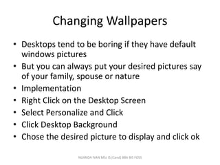 Windows based operating system - by Ivan Nganda | PPTX