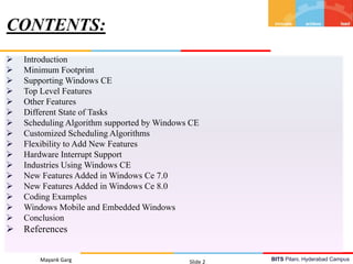 Windows CE | PPTX