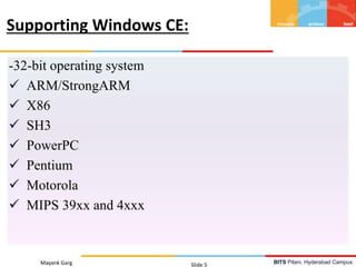 Windows CE | PPTX