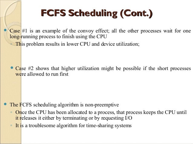 Window scheduling algorithm