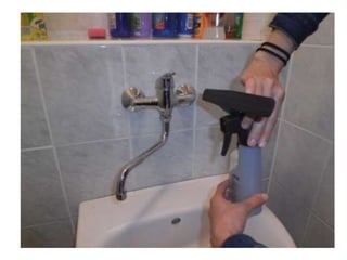 Windows cleaning 1 - preparation - work skill