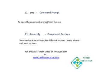 Windows command a to c | PPTX