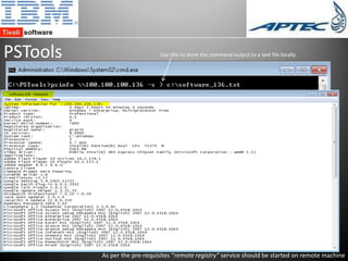 Windows Command Line Tools | PPT