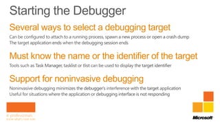 Windows Debugging and Troubleshooting | PPTX