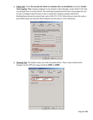 Windows Deployment Services Tutorial | PDF
