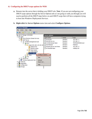 Windows Deployment Services Tutorial | PDF