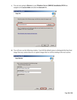 Windows Deployment Services Tutorial | PDF