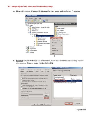 Windows Deployment Services Tutorial | PDF
