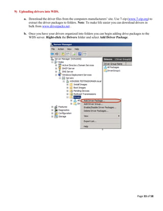 Windows Deployment Services Tutorial | PDF